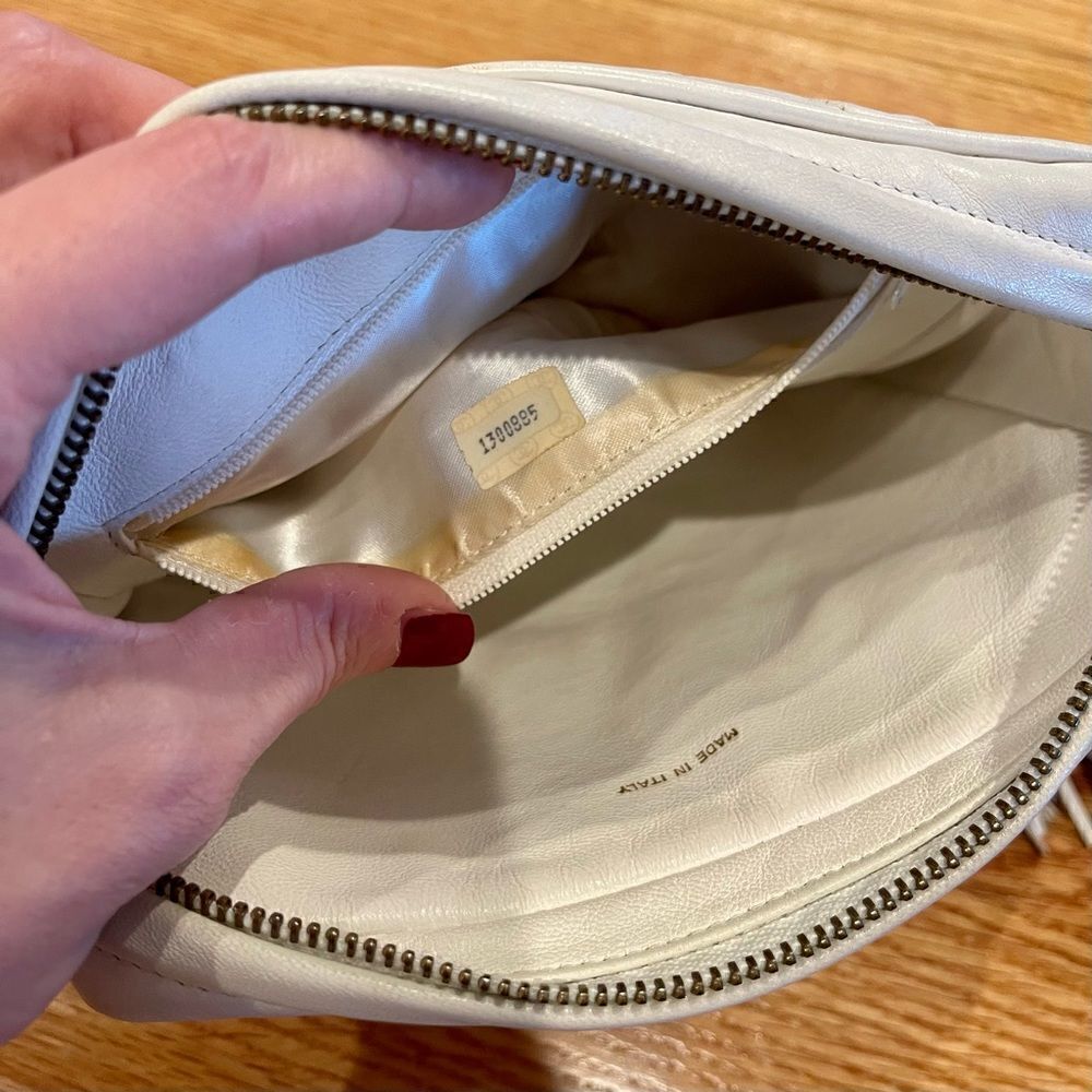 Chanel White Ivory Camera Bag Crossbody - Picture 13 of 13